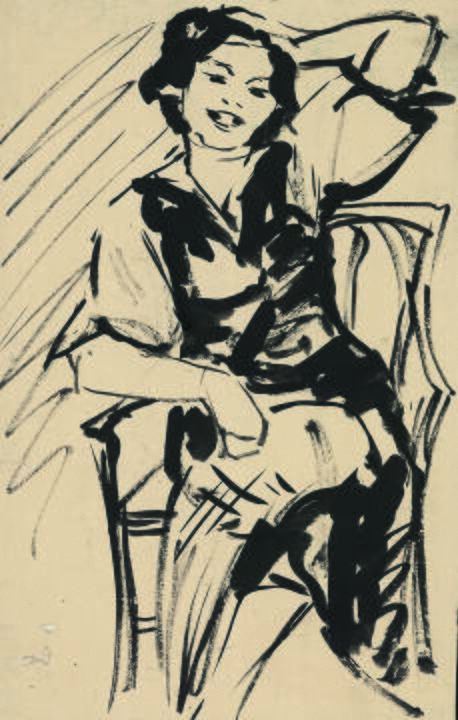 Adomas Galdikas (1893–1969). Būrėja. Apie 1940 m.