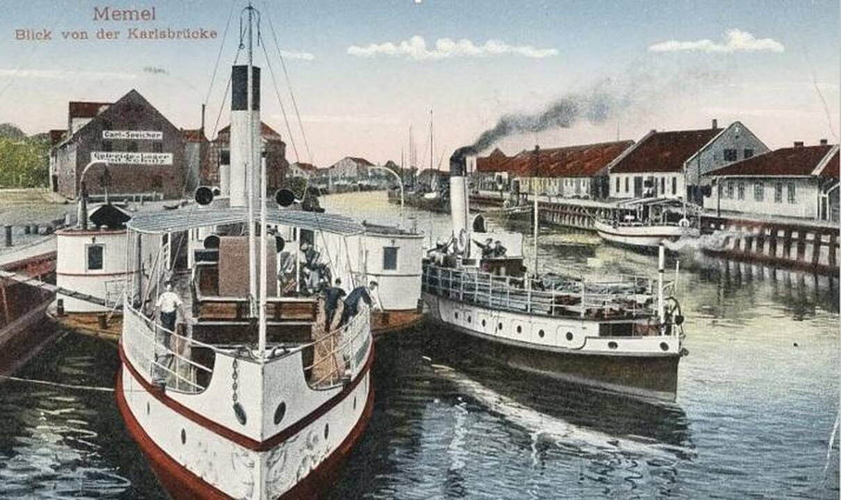 Žavūs: vidaus vandenų garlaiviai Dangėje XX a. 2–3 dešimtmetyje.