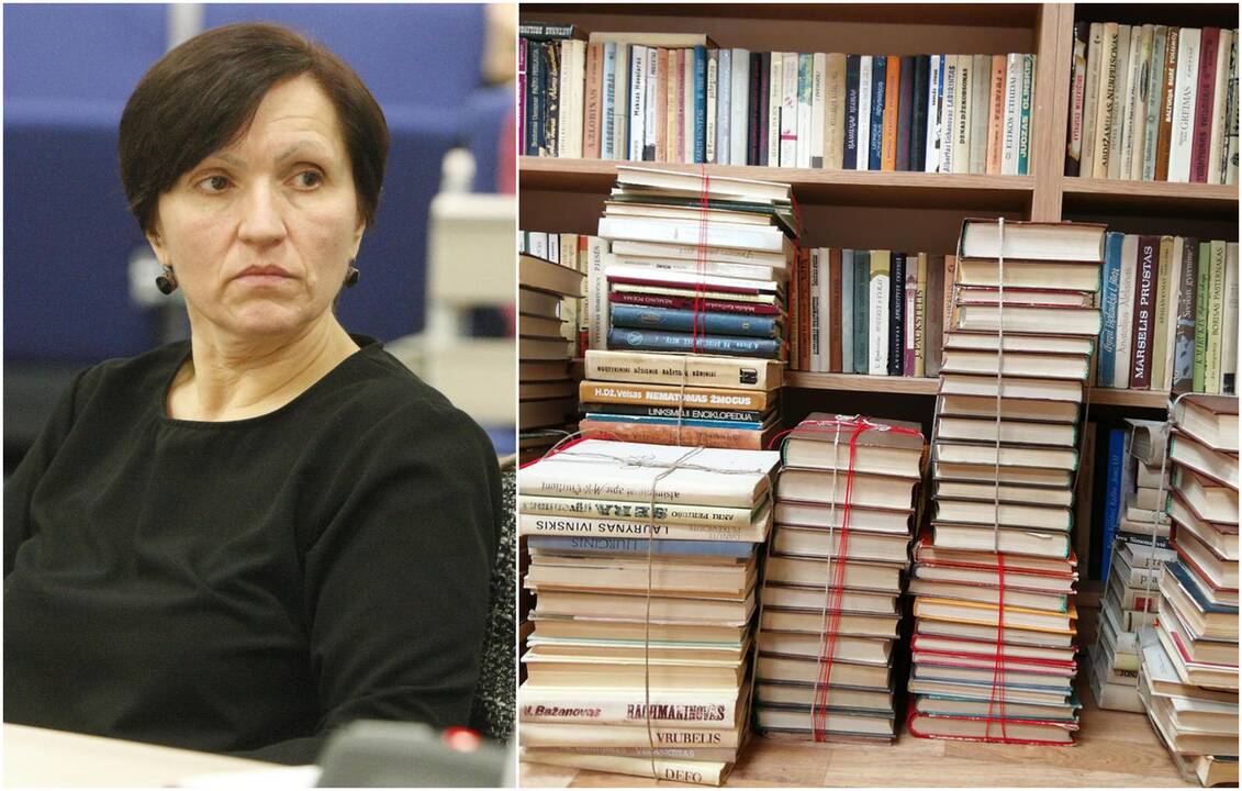 Dovana: Klaipėdos apygardos prokuratūros vyriausioji prokurorė D. Pocienė Palangos miesto globos namams padovanojo daugiau nei 300 knygų.