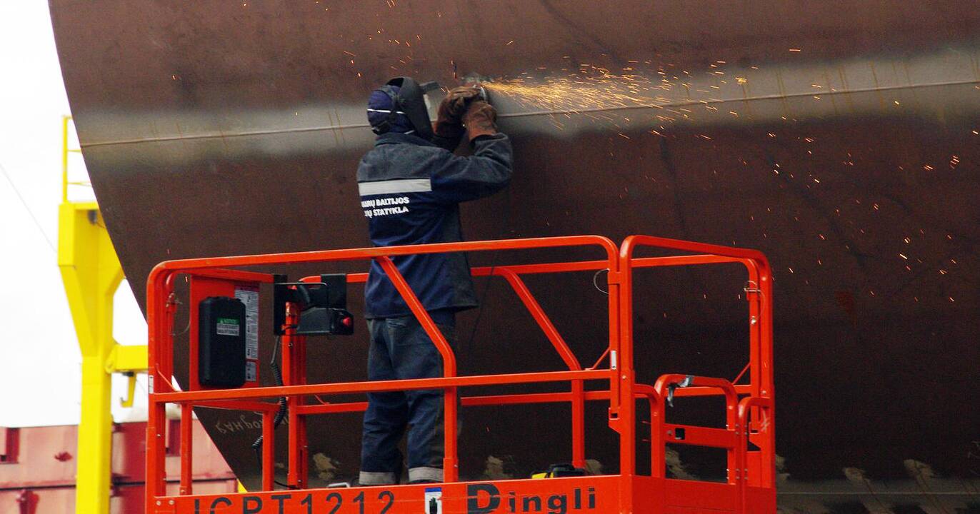 Verslas: su laivų remontu ir statybomis susijusios profesijos išlieka deficitinėmis Klaipėdos uoste.