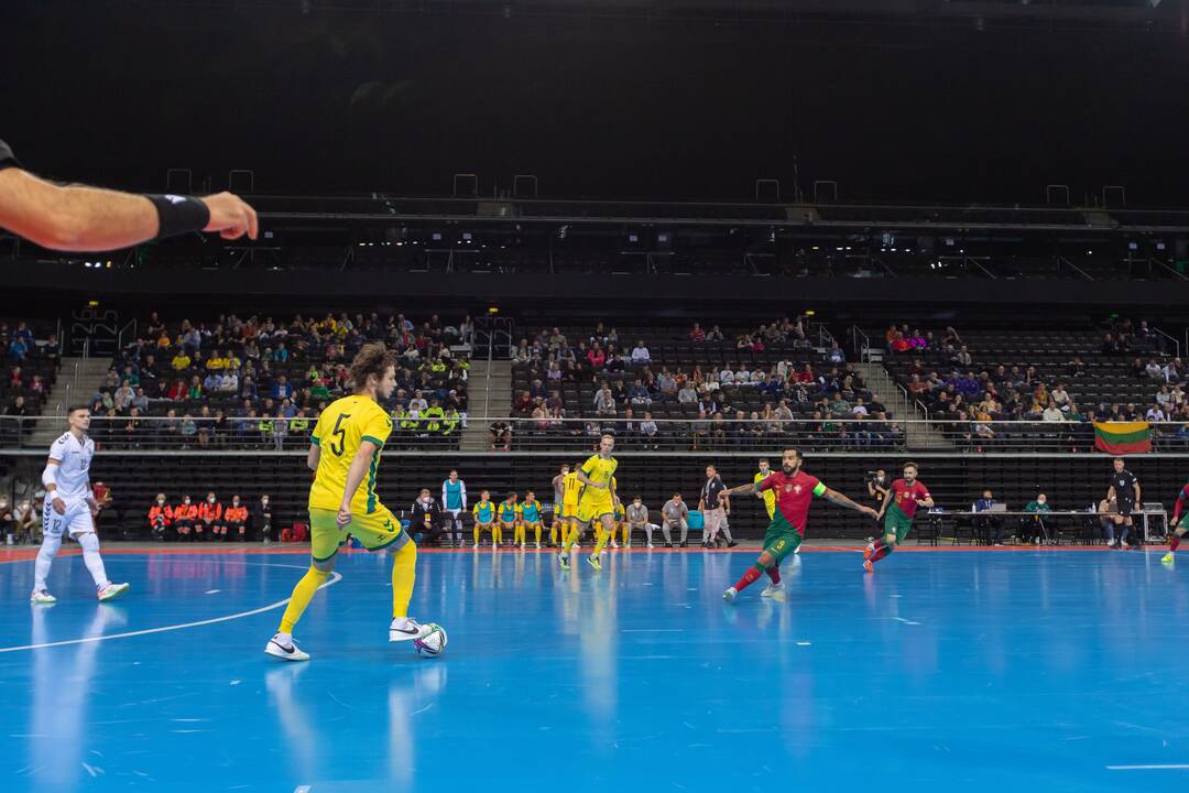 Futsal rungtynės: Lietuva – Portugalija 0:6