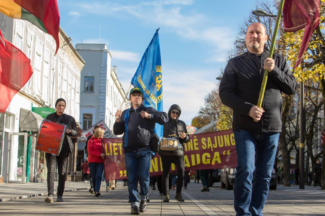 Kaune – mitingas prieš skurdą