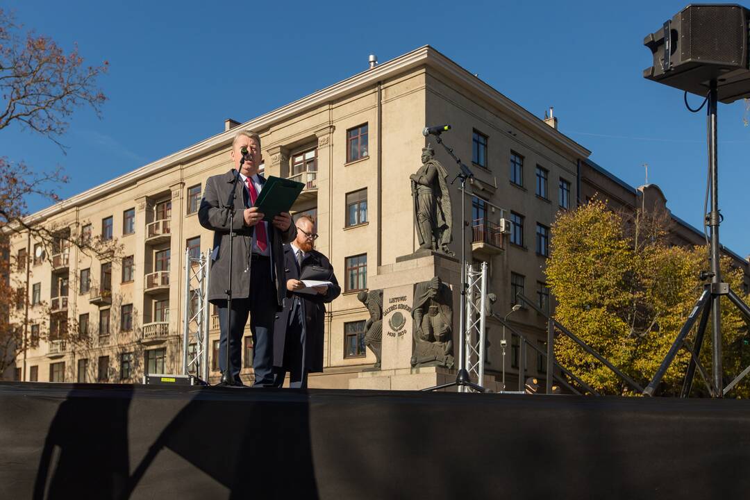Kaune – mitingas prieš skurdą