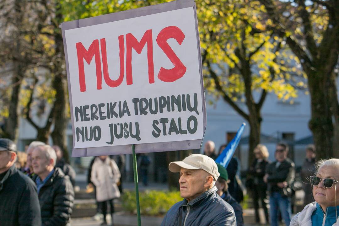 Kaune – mitingas prieš skurdą