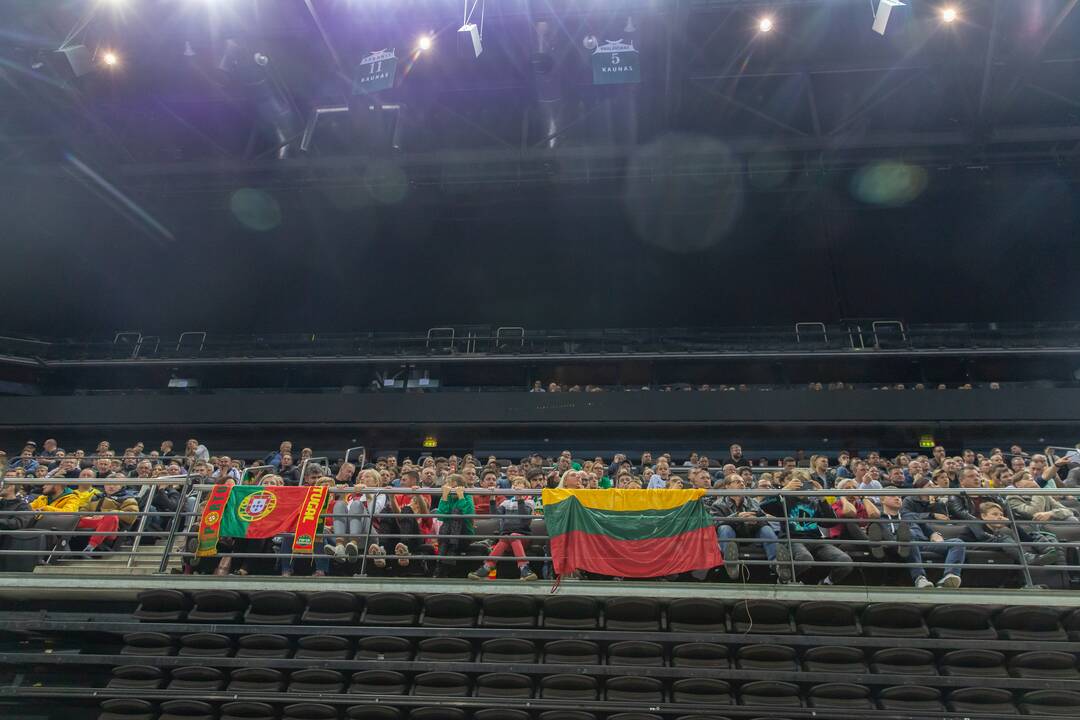 Futsal rungtynės: Lietuva – Portugalija 0:6