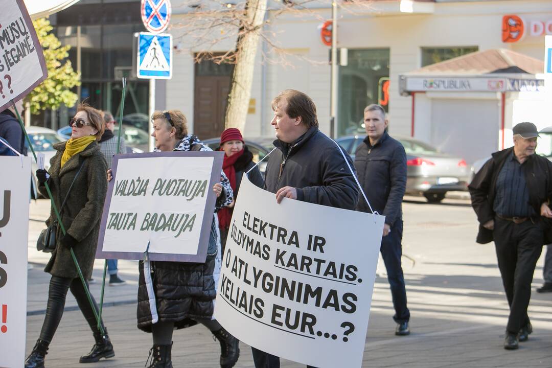 Kaune – mitingas prieš skurdą