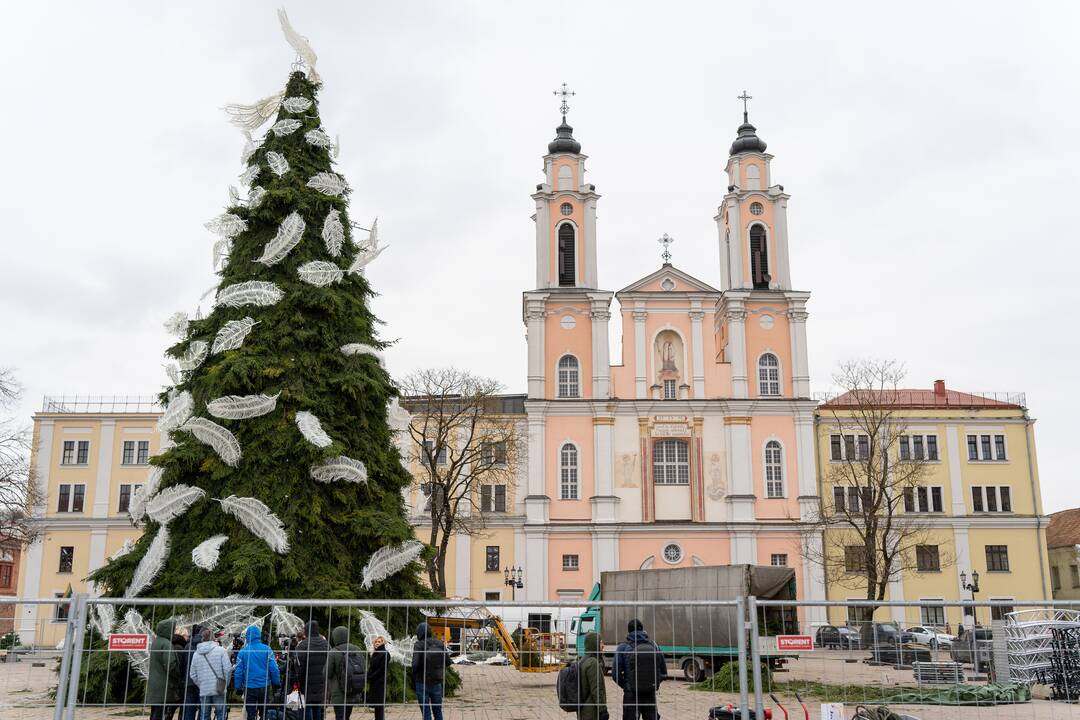 Pristatyta Kauno kalėdinė eglutė 