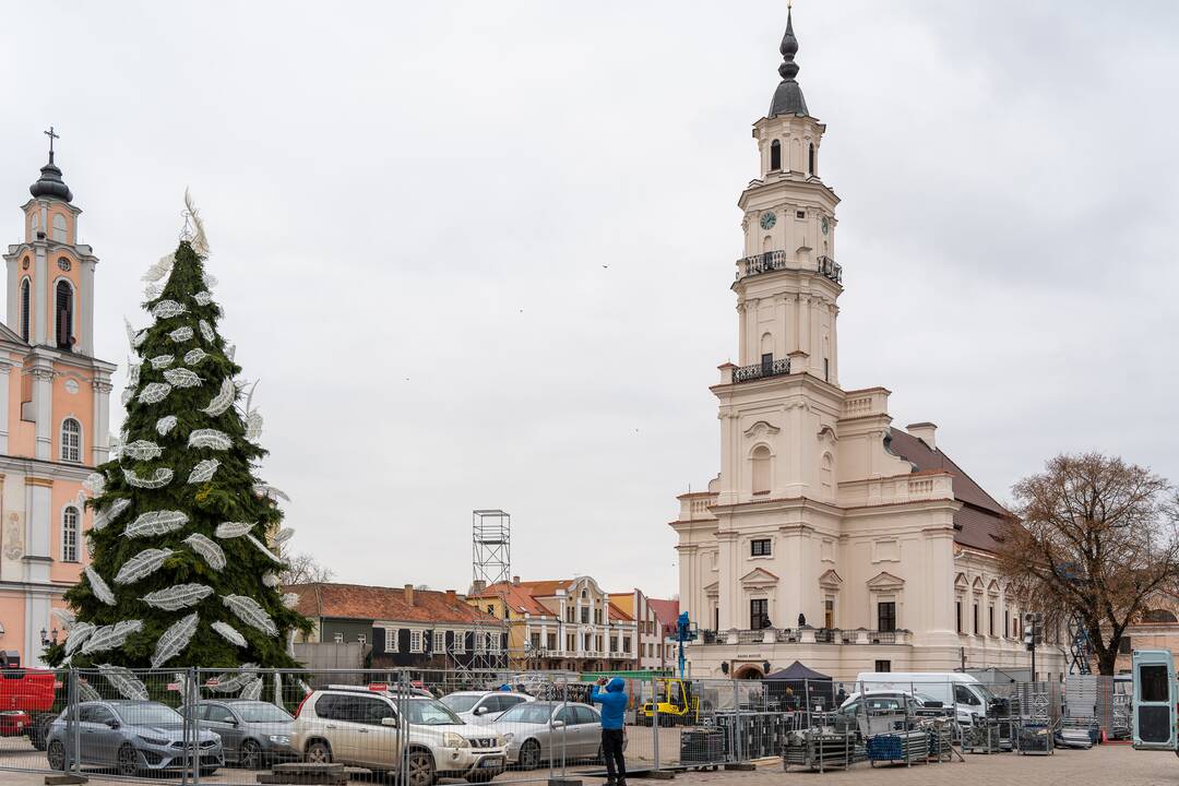 Pristatyta Kauno kalėdinė eglutė 