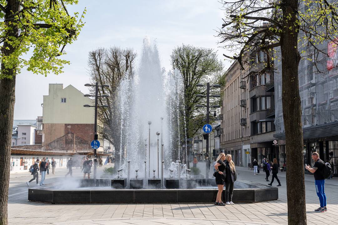 Kaune pradedamas fontanų sezonas