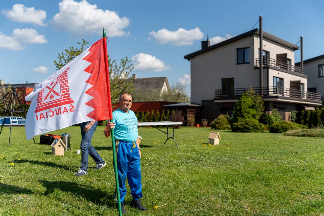 Protesto akcija Žemuosiuose Šančiuose