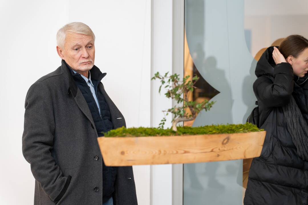 Skulptoriaus K. Lanausko parodos „Metų sandūroje“ atidarymas
