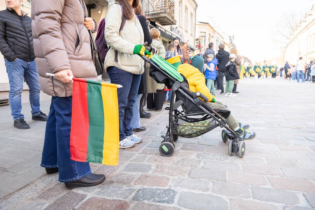 Miestą budino šventinė eisena 