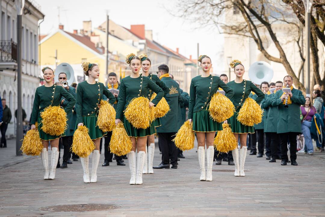 Miestą budino šventinė eisena 