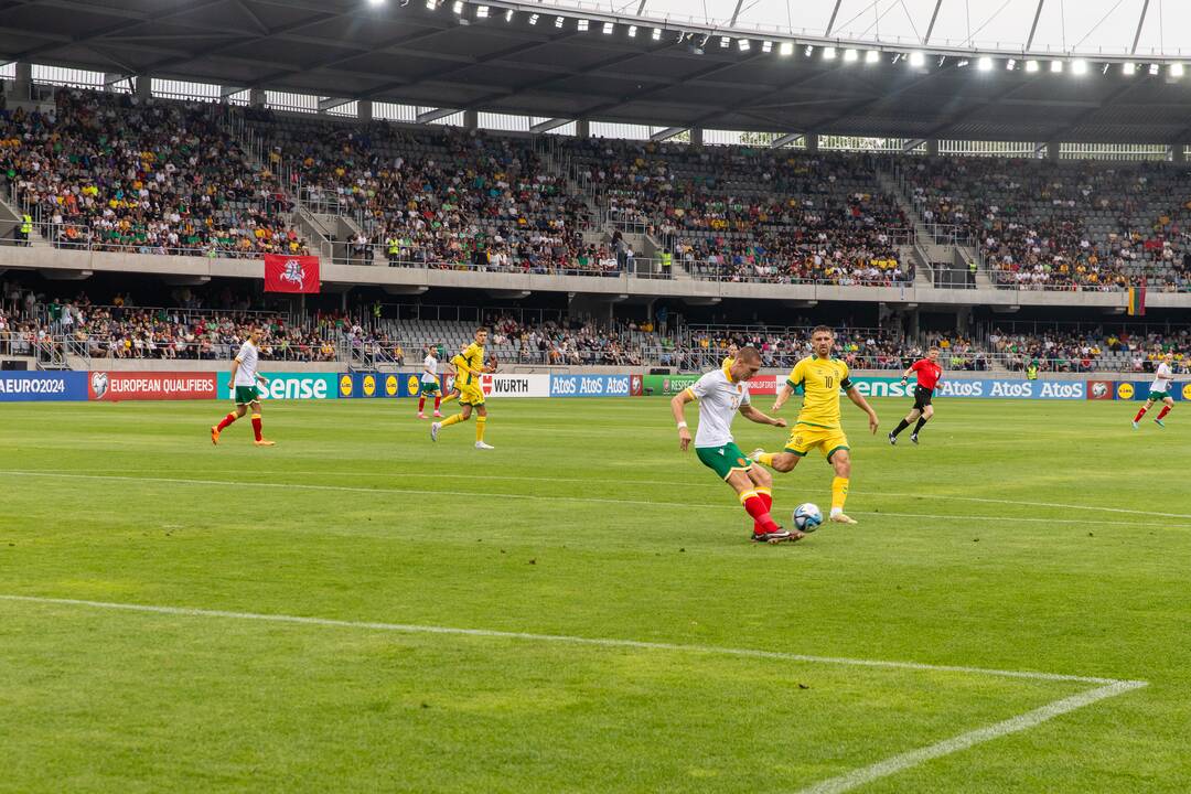 Europos futbolo čempionato atranka: Lietuva – Bulgarija 1:1