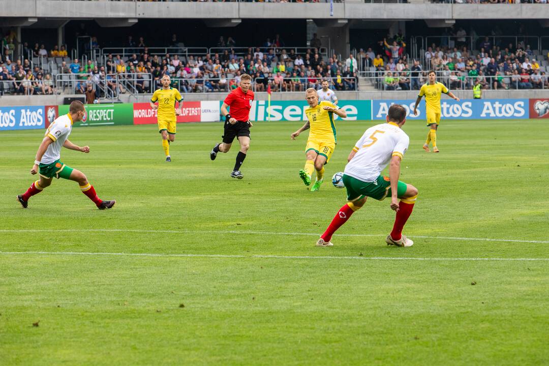 Europos futbolo čempionato atranka: Lietuva – Bulgarija 1:1