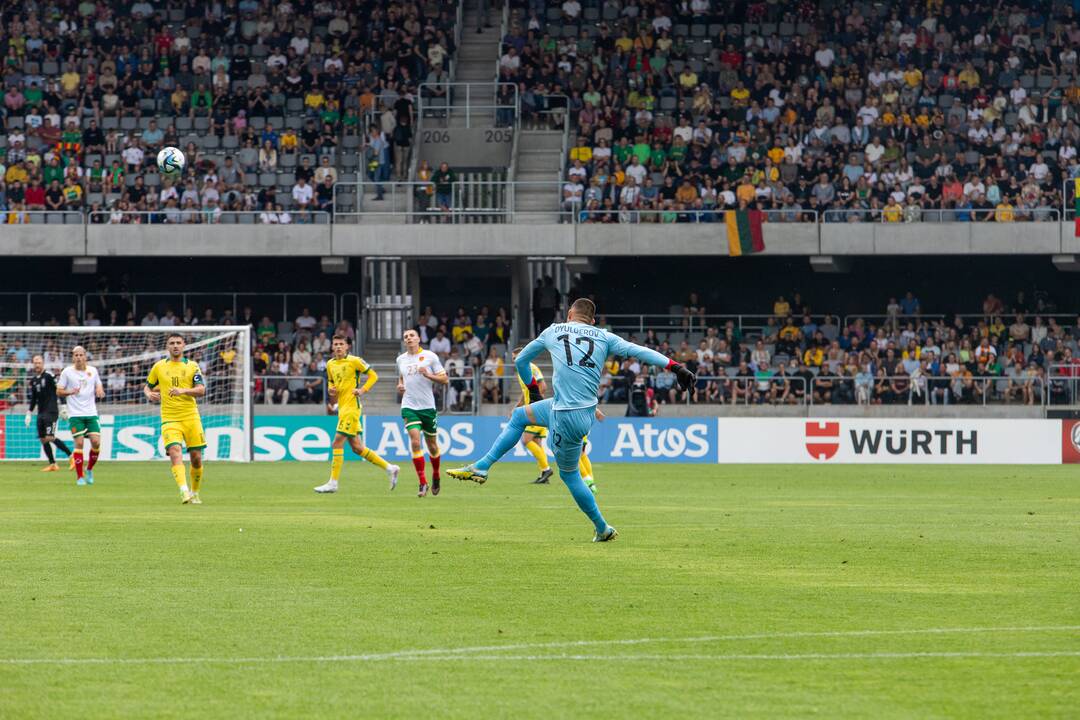 Europos futbolo čempionato atranka: Lietuva – Bulgarija 1:1