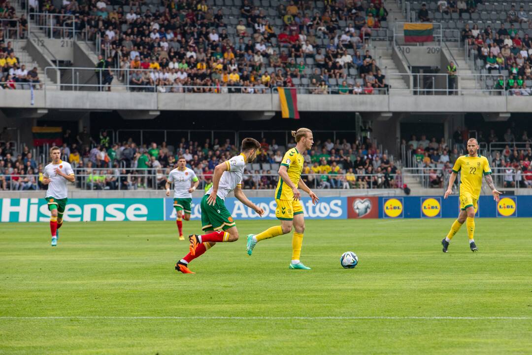 Europos futbolo čempionato atranka: Lietuva – Bulgarija 1:1