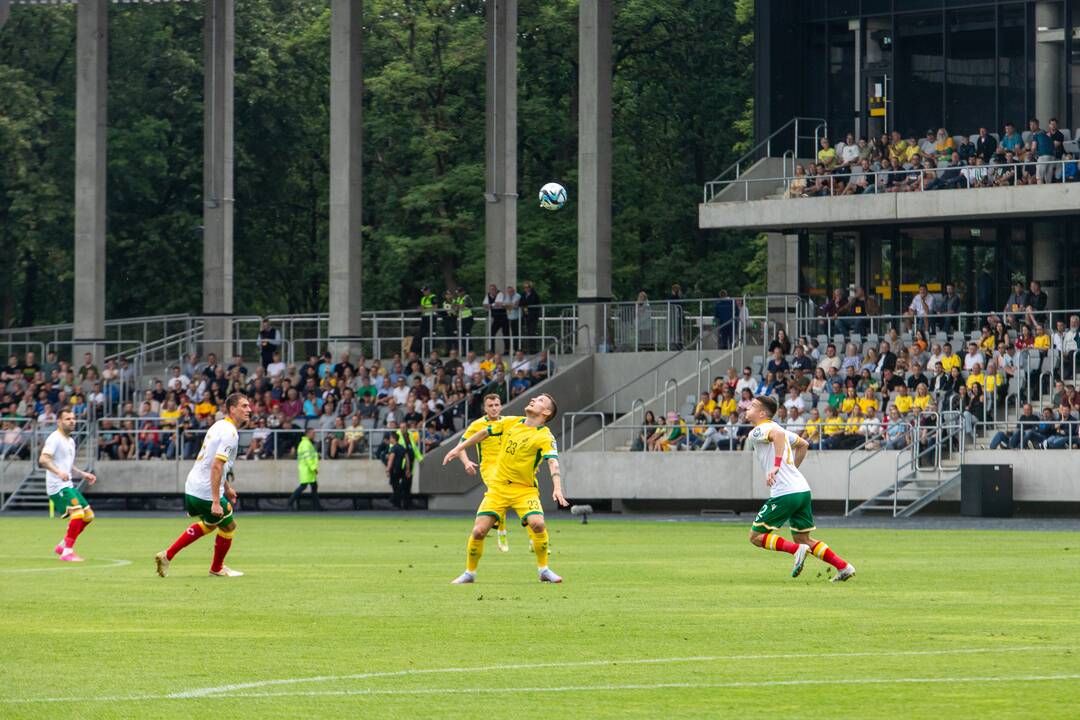 Europos futbolo čempionato atranka: Lietuva – Bulgarija 1:1