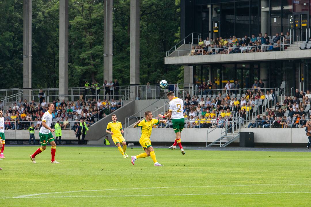 Europos futbolo čempionato atranka: Lietuva – Bulgarija 1:1