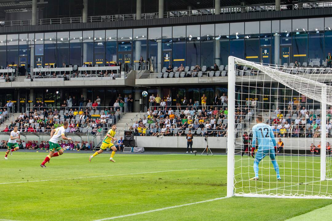 Europos futbolo čempionato atranka: Lietuva – Bulgarija 1:1