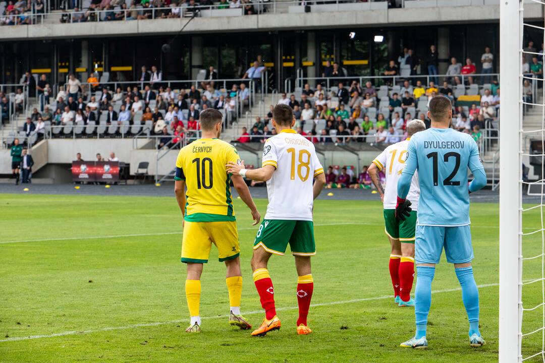 Europos futbolo čempionato atranka: Lietuva – Bulgarija 1:1