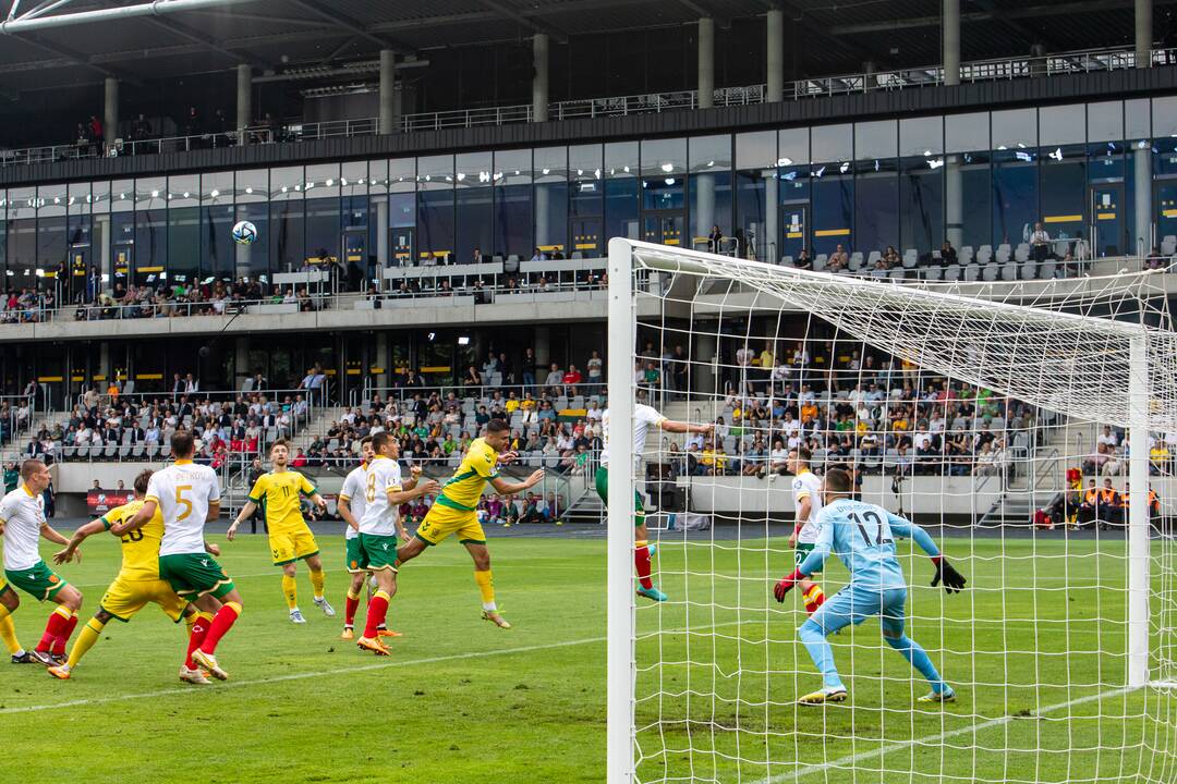 Europos futbolo čempionato atranka: Lietuva – Bulgarija 1:1