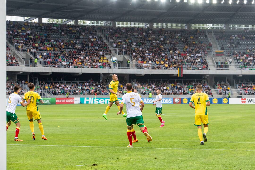 Europos futbolo čempionato atranka: Lietuva – Bulgarija 1:1