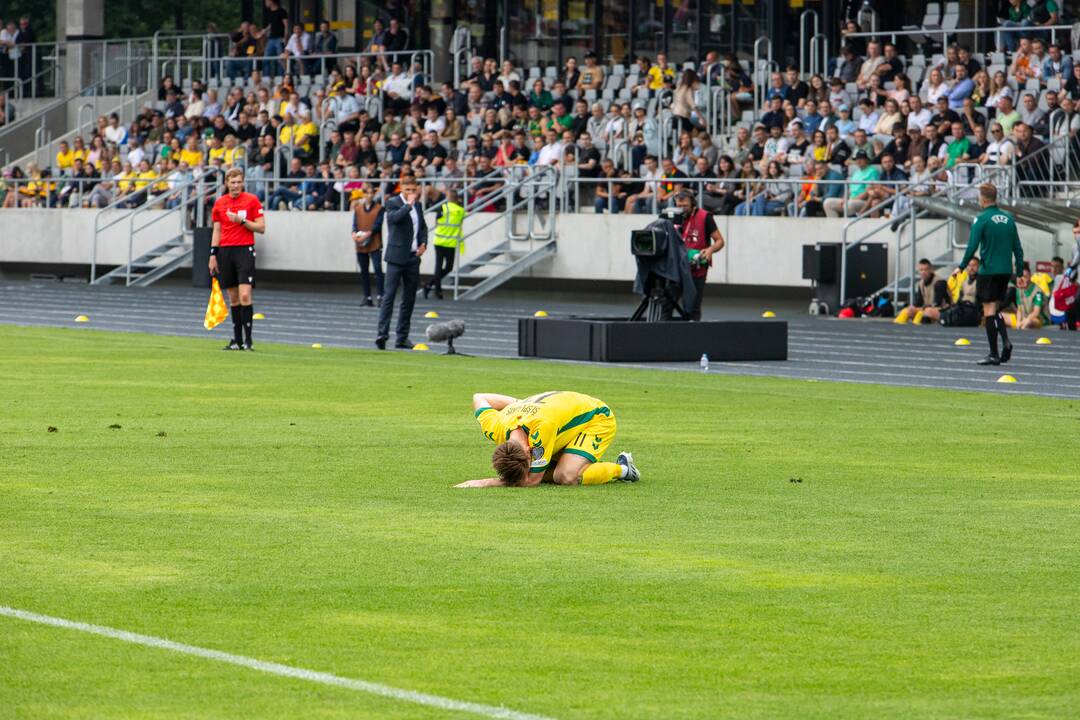 Europos futbolo čempionato atranka: Lietuva – Bulgarija 1:1
