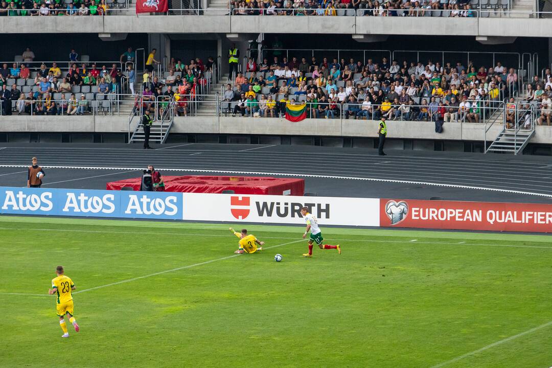 Europos futbolo čempionato atranka: Lietuva – Bulgarija 1:1