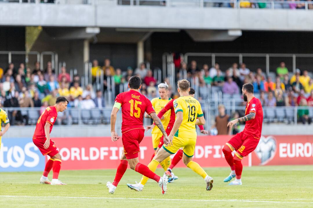 Europos futbolo čempionato atranka: Lietuva – Juodkalnija 2:2