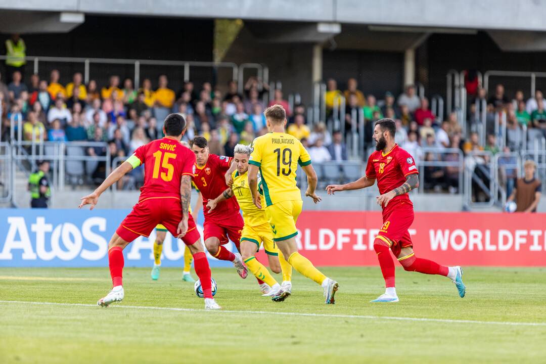Europos futbolo čempionato atranka: Lietuva – Juodkalnija 2:2
