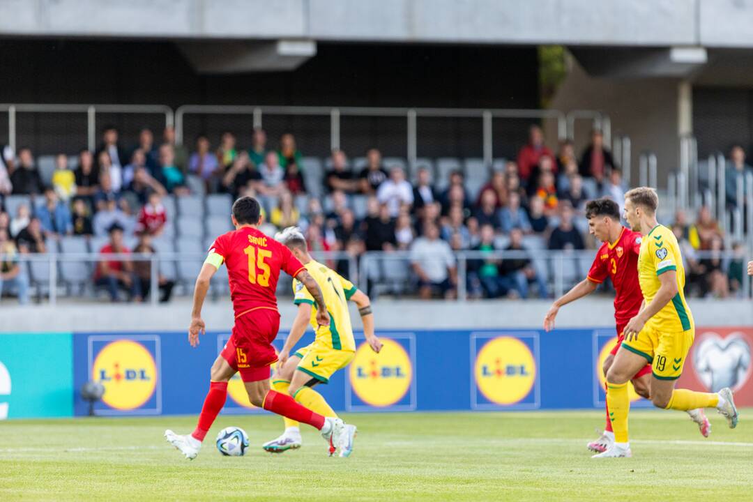 Europos futbolo čempionato atranka: Lietuva – Juodkalnija 2:2