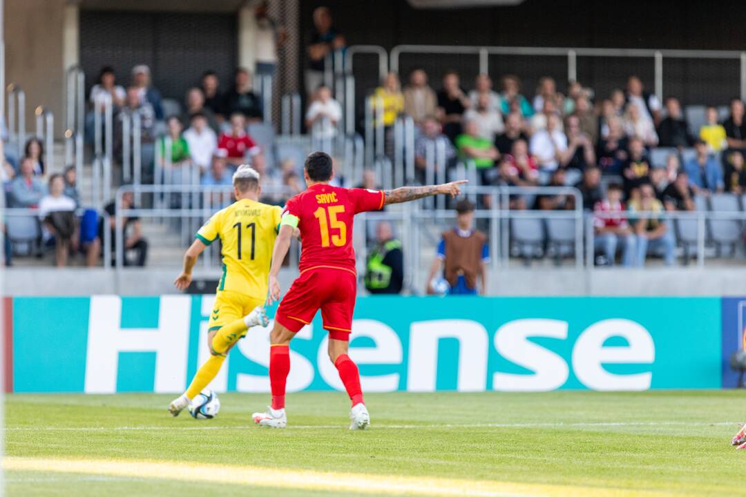 Europos futbolo čempionato atranka: Lietuva – Juodkalnija 2:2