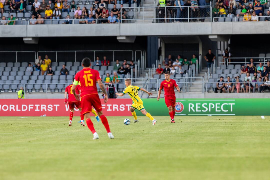Europos futbolo čempionato atranka: Lietuva – Juodkalnija 2:2