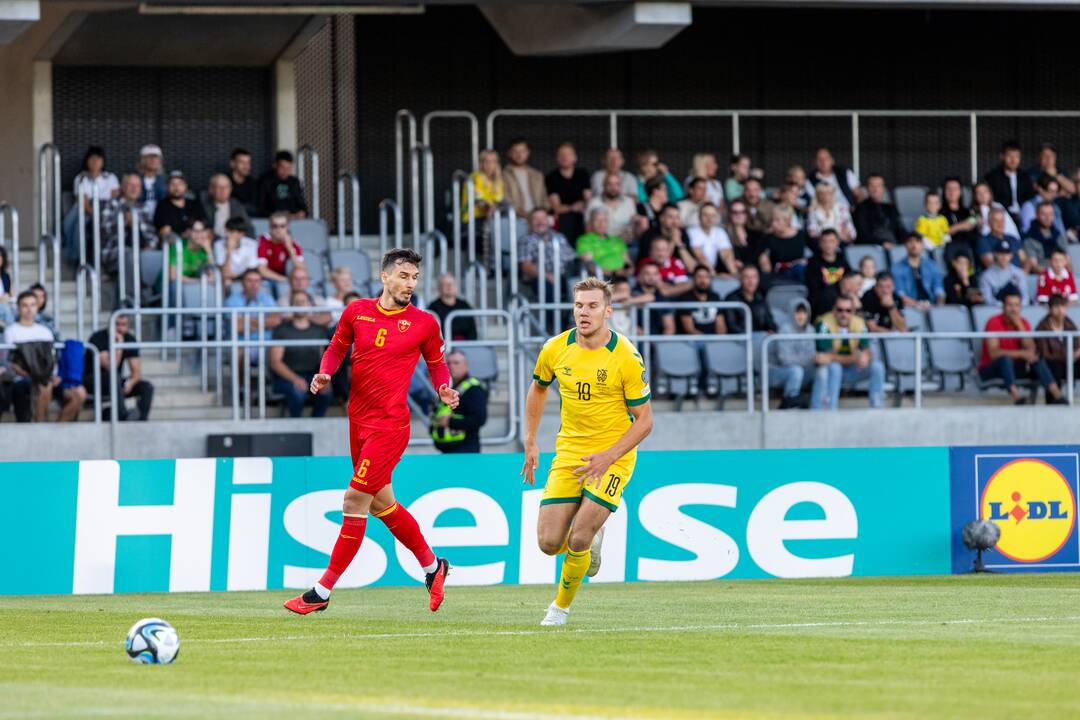 Europos futbolo čempionato atranka: Lietuva – Juodkalnija 2:2
