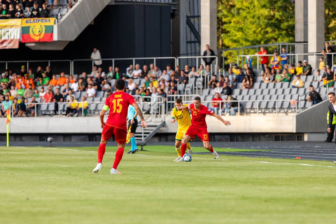 Europos futbolo čempionato atranka: Lietuva – Juodkalnija 2:2