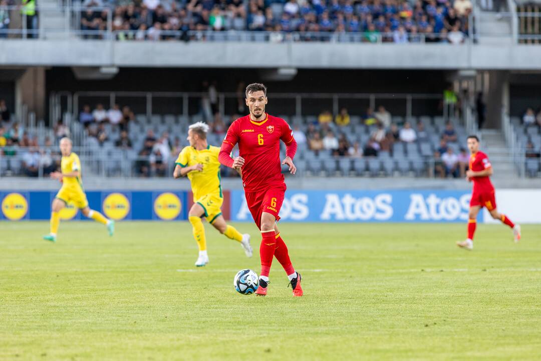 Europos futbolo čempionato atranka: Lietuva – Juodkalnija 2:2