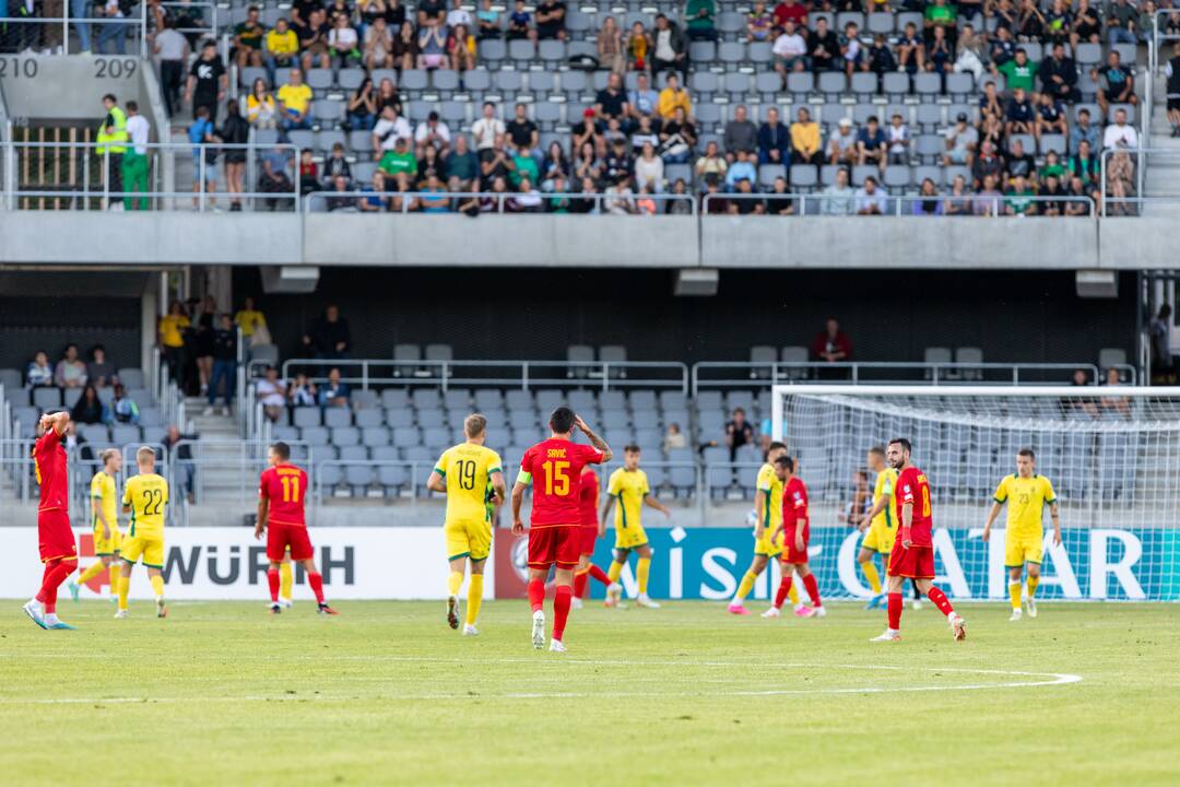 Europos futbolo čempionato atranka: Lietuva – Juodkalnija 2:2