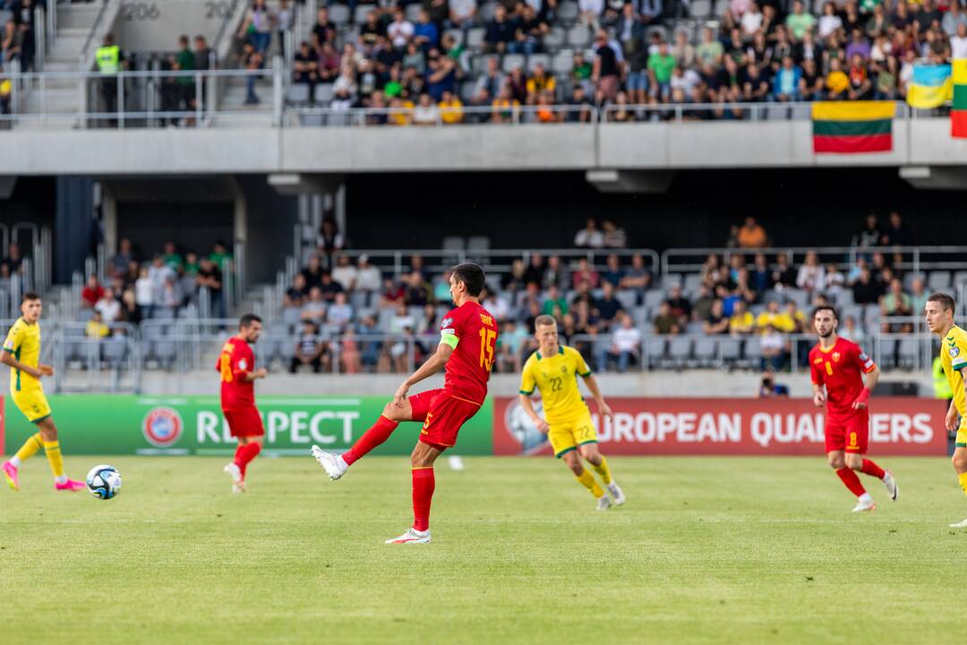 Europos futbolo čempionato atranka: Lietuva – Juodkalnija 2:2