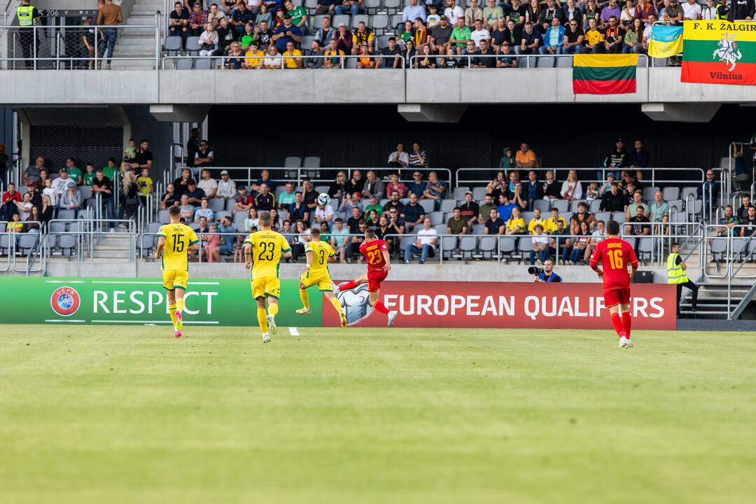 Europos futbolo čempionato atranka: Lietuva – Juodkalnija 2:2