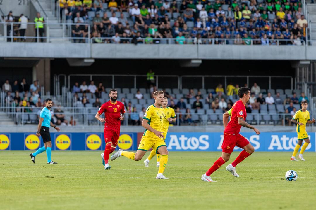 Europos futbolo čempionato atranka: Lietuva – Juodkalnija 2:2