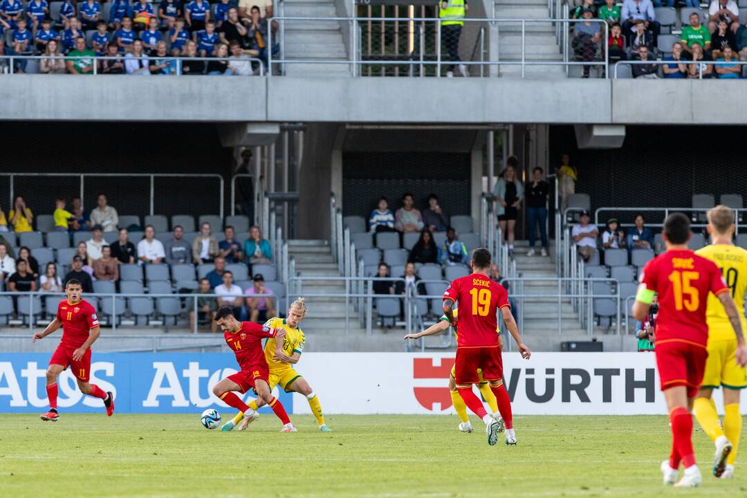 Europos futbolo čempionato atranka: Lietuva – Juodkalnija 2:2