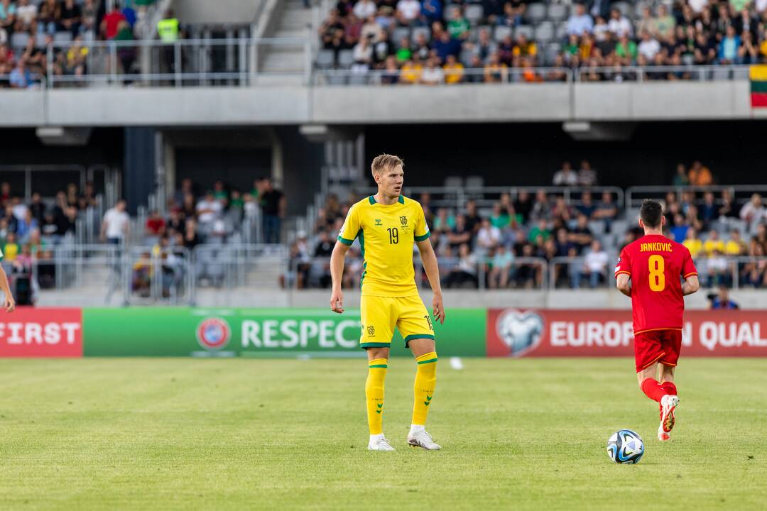 Europos futbolo čempionato atranka: Lietuva – Juodkalnija 2:2