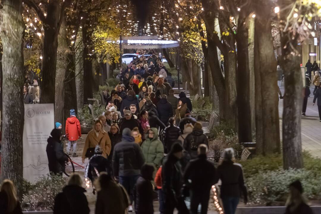 Laisvės alėja nuvilnijo sielų upė