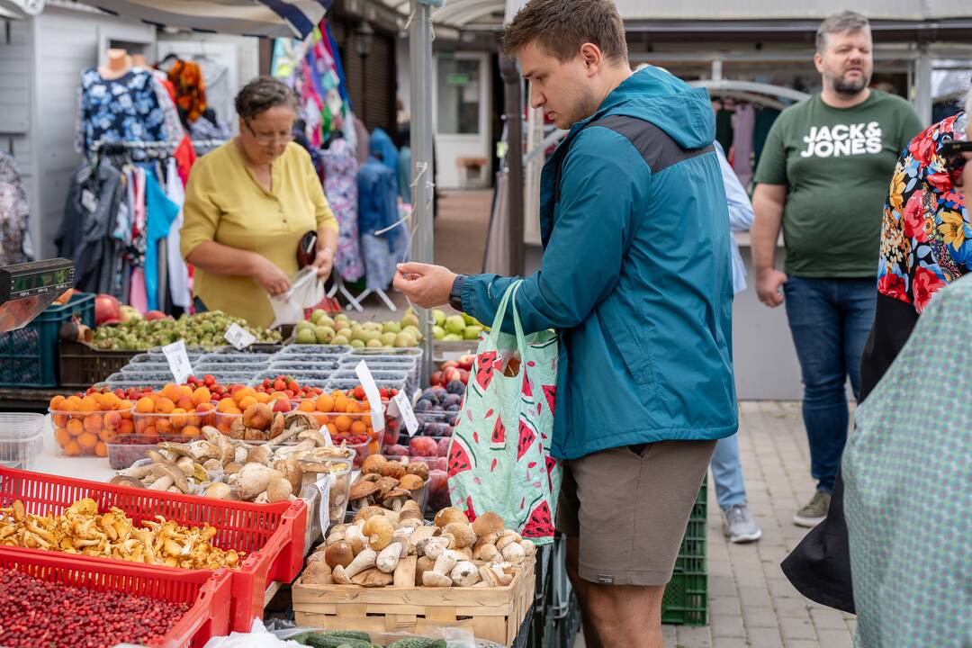 Kauno turgavietėse pridygo baravykų