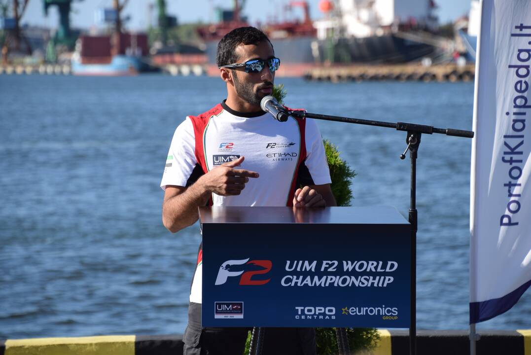 F2 vandens formulių paradas ir spaudos konferencija