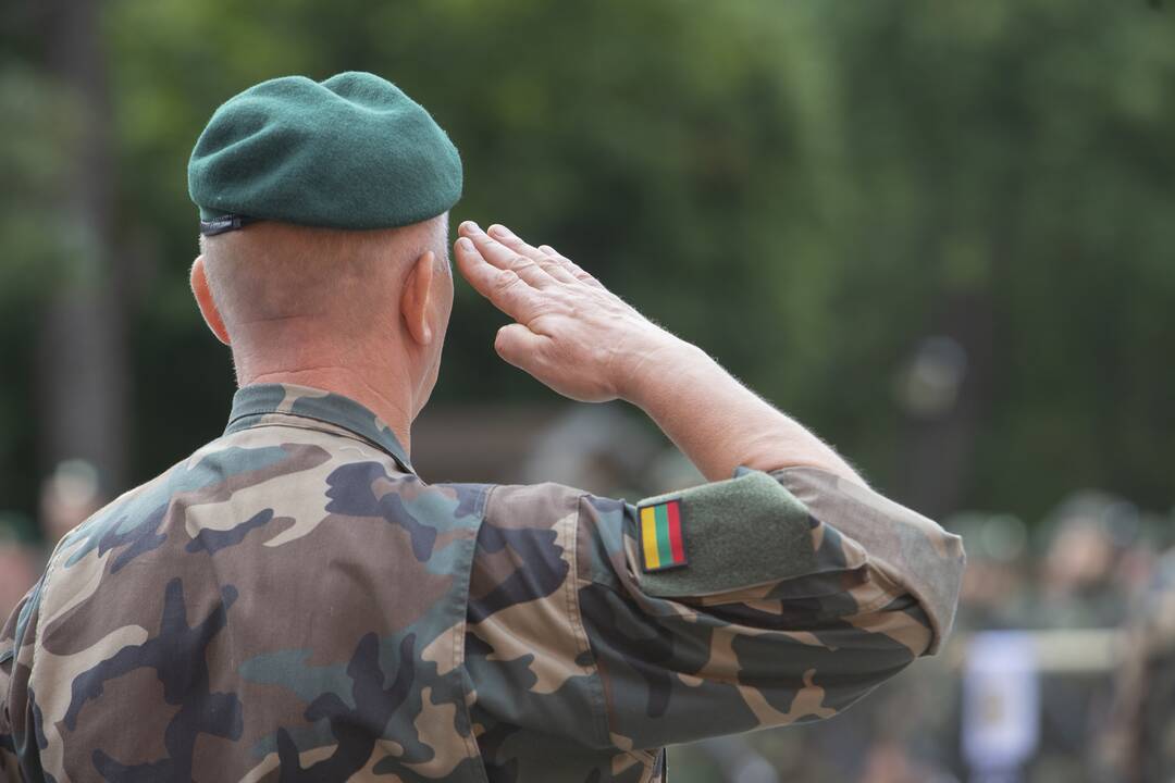 Šaulių pratybos Kauno rajone