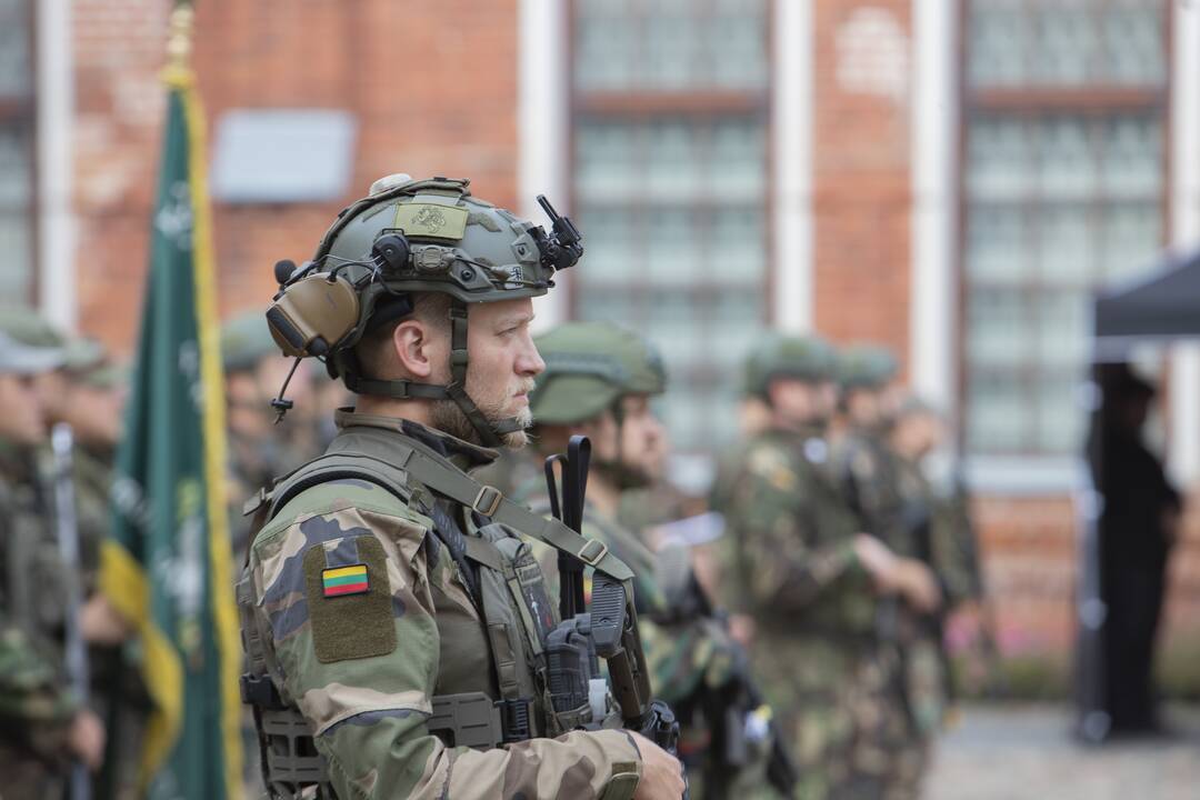 Šaulių pratybos Kauno rajone