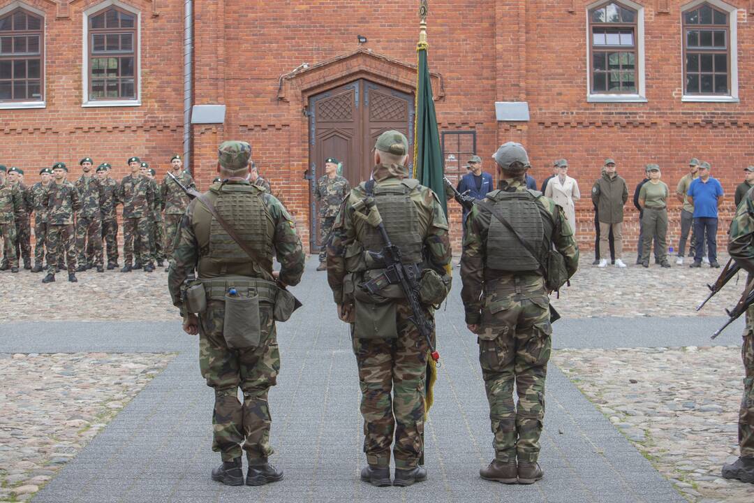 Šaulių pratybos Kauno rajone