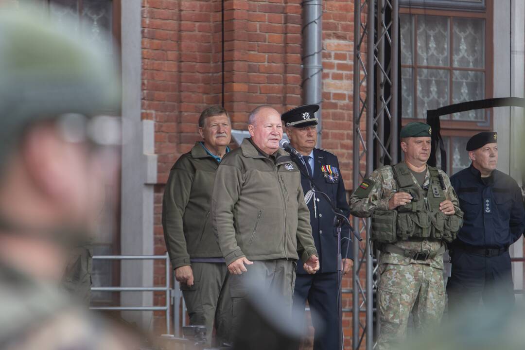 Šaulių pratybos Kauno rajone